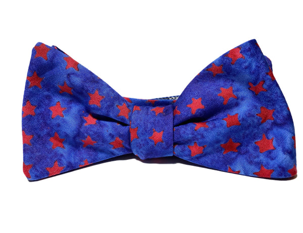 Royal Blue Gingham Bow Tie | Hand Crafted Cotton Bow Ties by High Cotton
